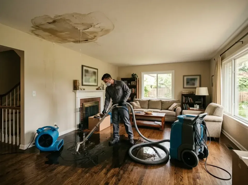 attic-pipe-burst-ceiling-drip-008 — frequently asked questions, Water Damage Restoration & Carpet Care in Bean Station, TN